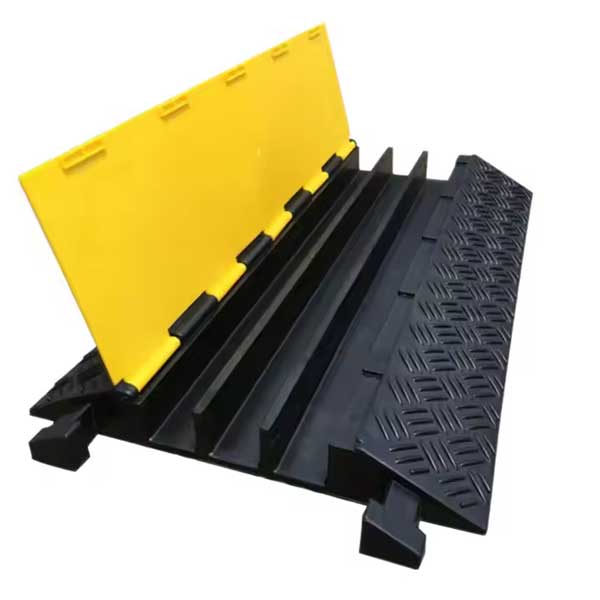 3 Channels Cable Protector Ramp 10 Ton Capacity Heavy Duty