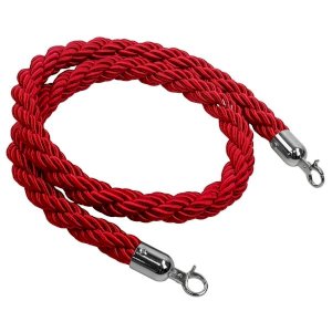 Durable Twisted Barrier Rope for Crowd Control and Queue Management