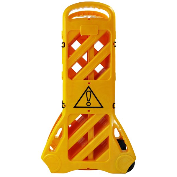Heavy Duty Yellow Portable Safety Barrier Long Term Durable