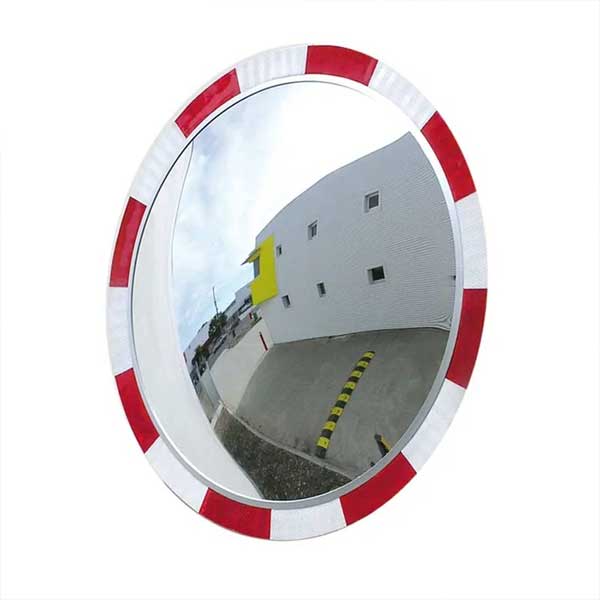 Highly Versatile Zinc-Plated Convex Road Mirror Reflective Edge
