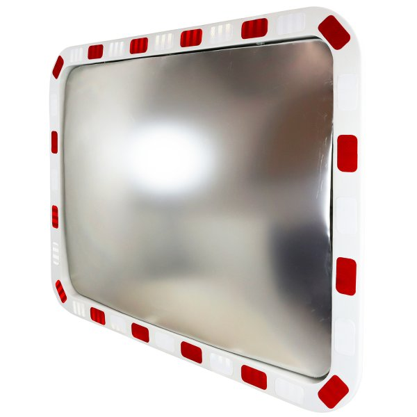 Polycarbonate Convex Traffic Mirror With Rectangular face 
