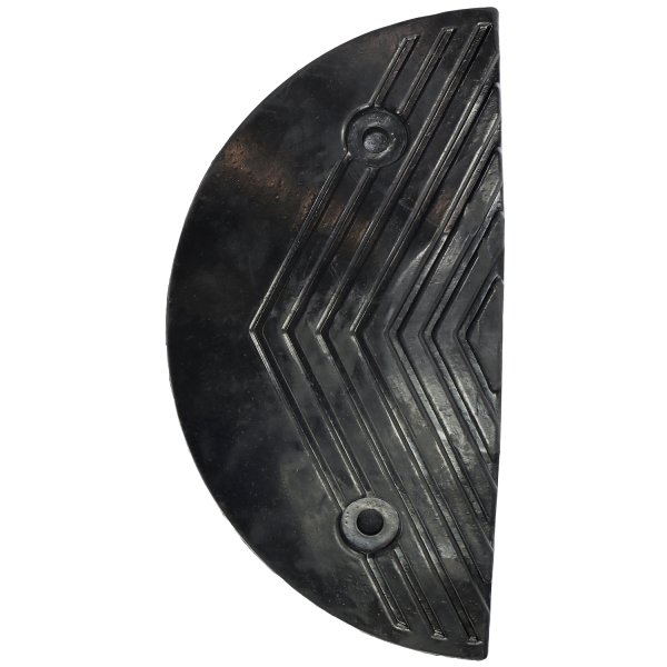 Quick & Easy Installation Traffic Safety Rubber Speed Bump in Circular Pattern