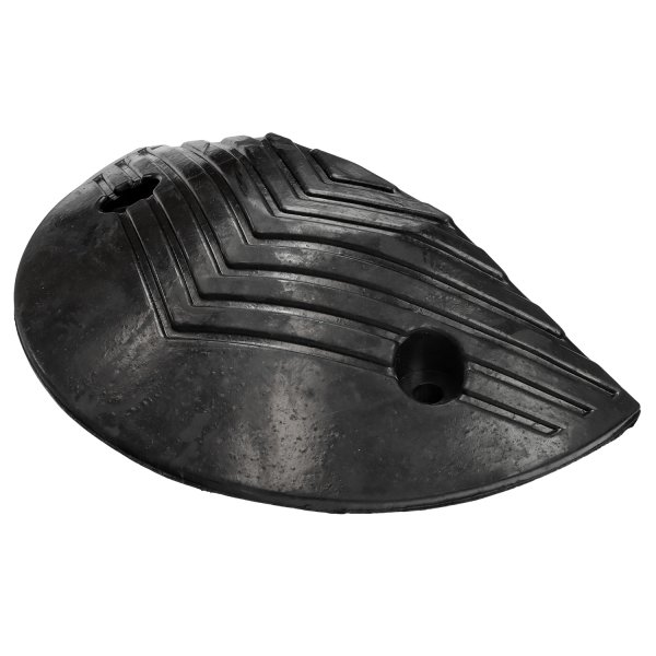 Quick & Easy Installation Traffic Safety Rubber Speed Bump in Circular Pattern