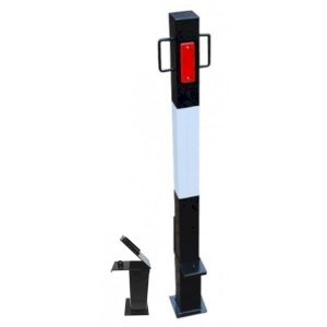 Removable Impact Bollards with A Strong Padlock And Two Keys
