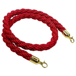 VIP Twisted Barrier Ropes Ideal for Bars & Exhibitions 