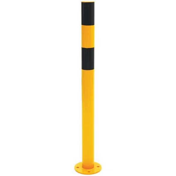 Yellow/Black Safety Bollards For Indoor & Outdoor